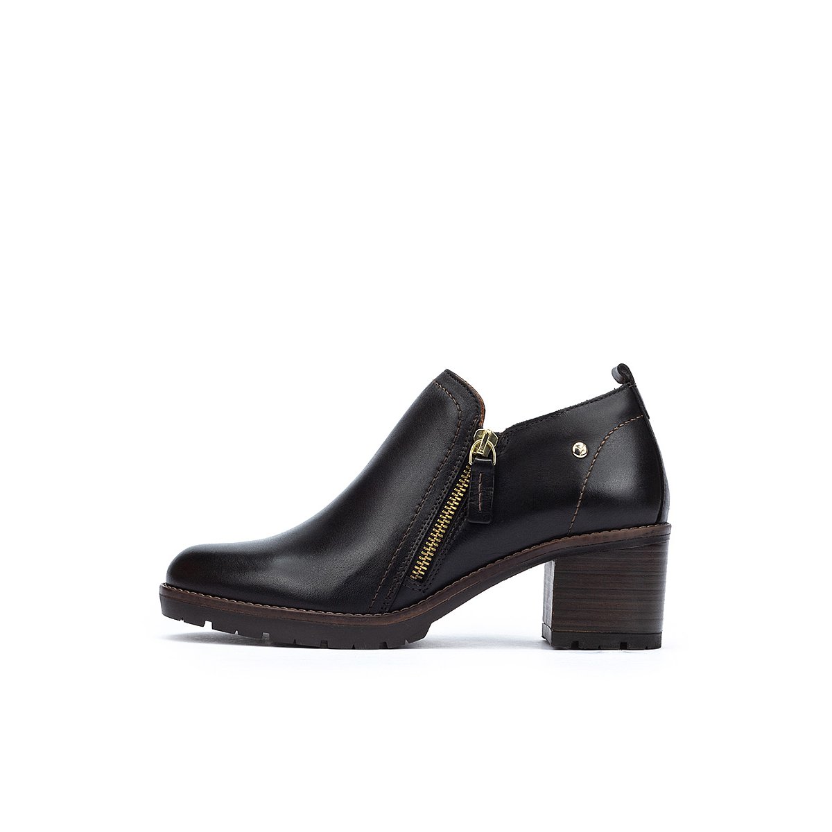 Chaussures montantes cuir Llanes black, PIKOLINOS