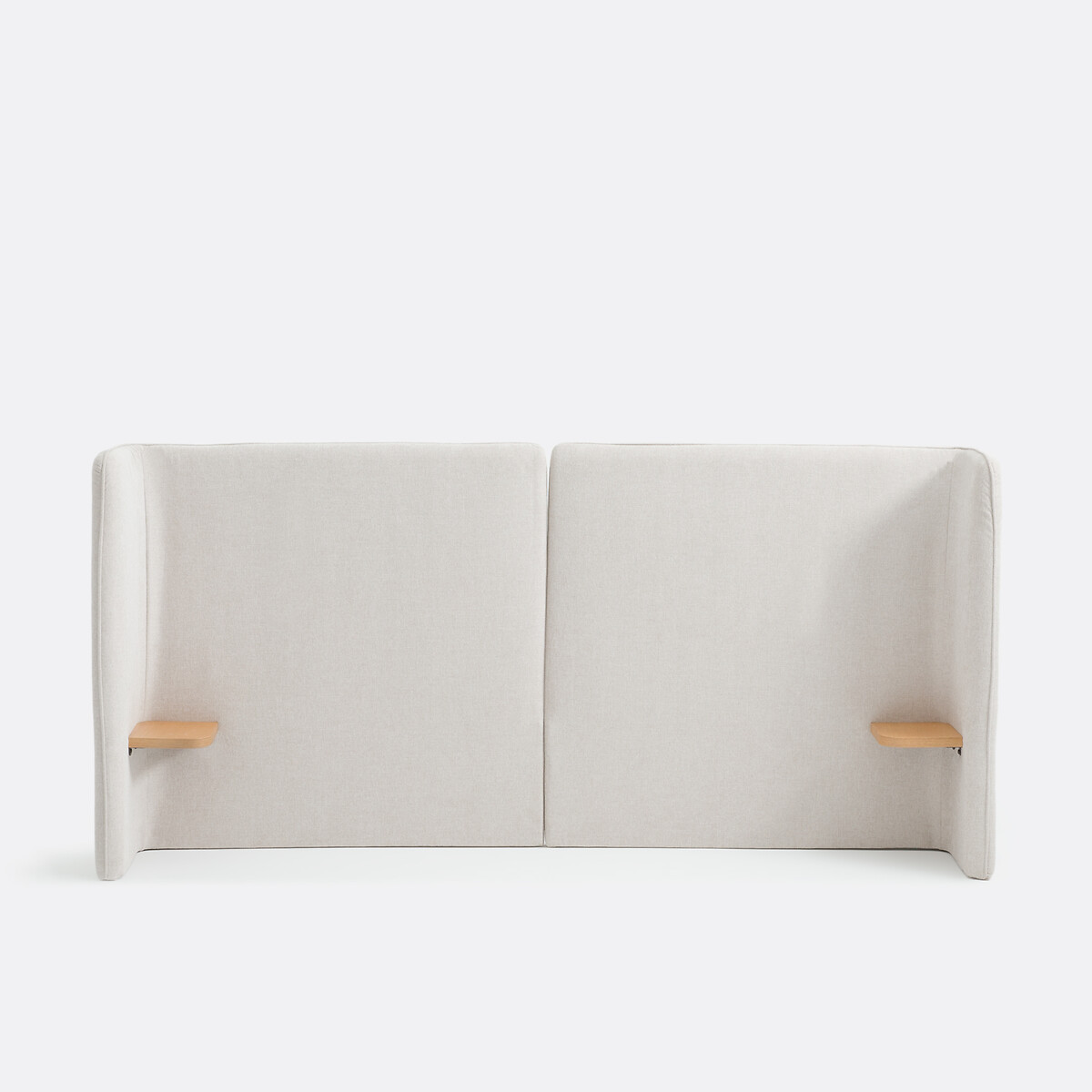 Tête de lit rembourrée XL avec chevets, Jolien beige, LA REDOUTE INTERIEURS