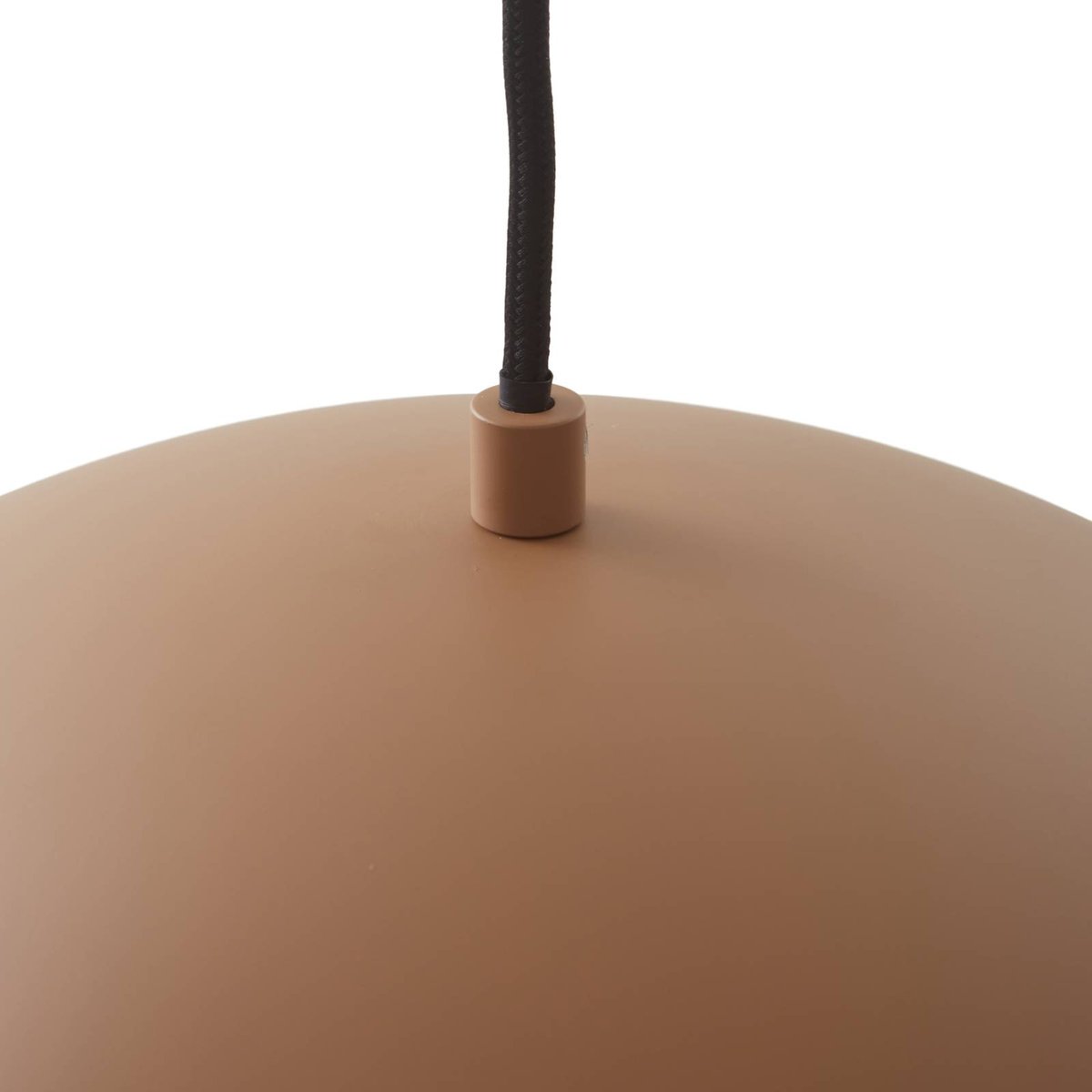 Suspension en aluminium designLED, Lythara marron clair, LUCANDE