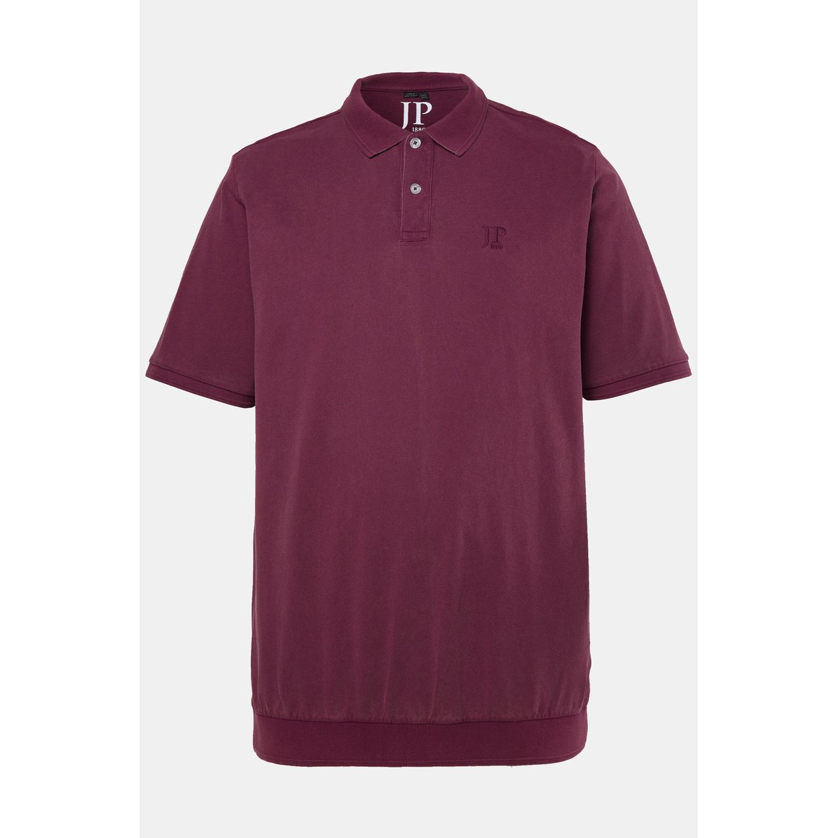 Polo en piqué prune, JP1880