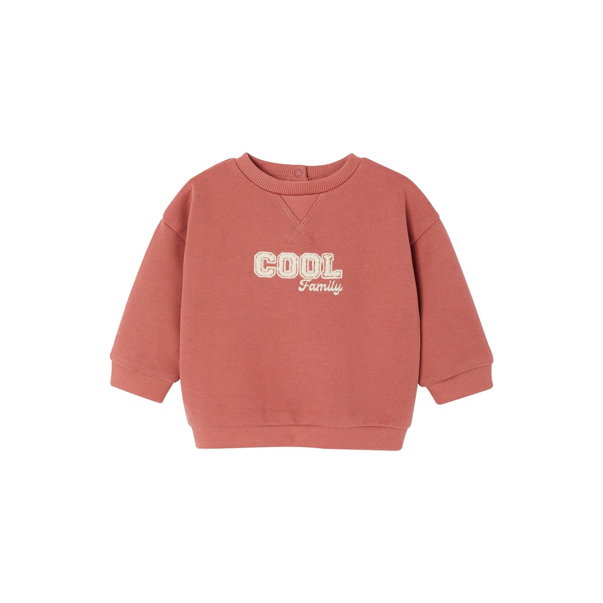 Sweat manches longues terracotta, ENVIE DE FRAISE