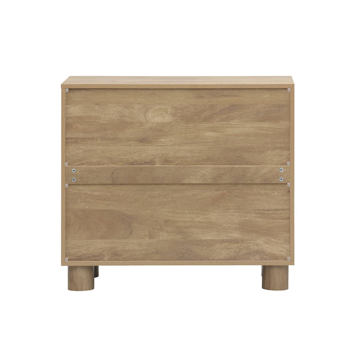 Buffet décor bois 2 portes réversibles 80cm PONDI beige, SWEEEK