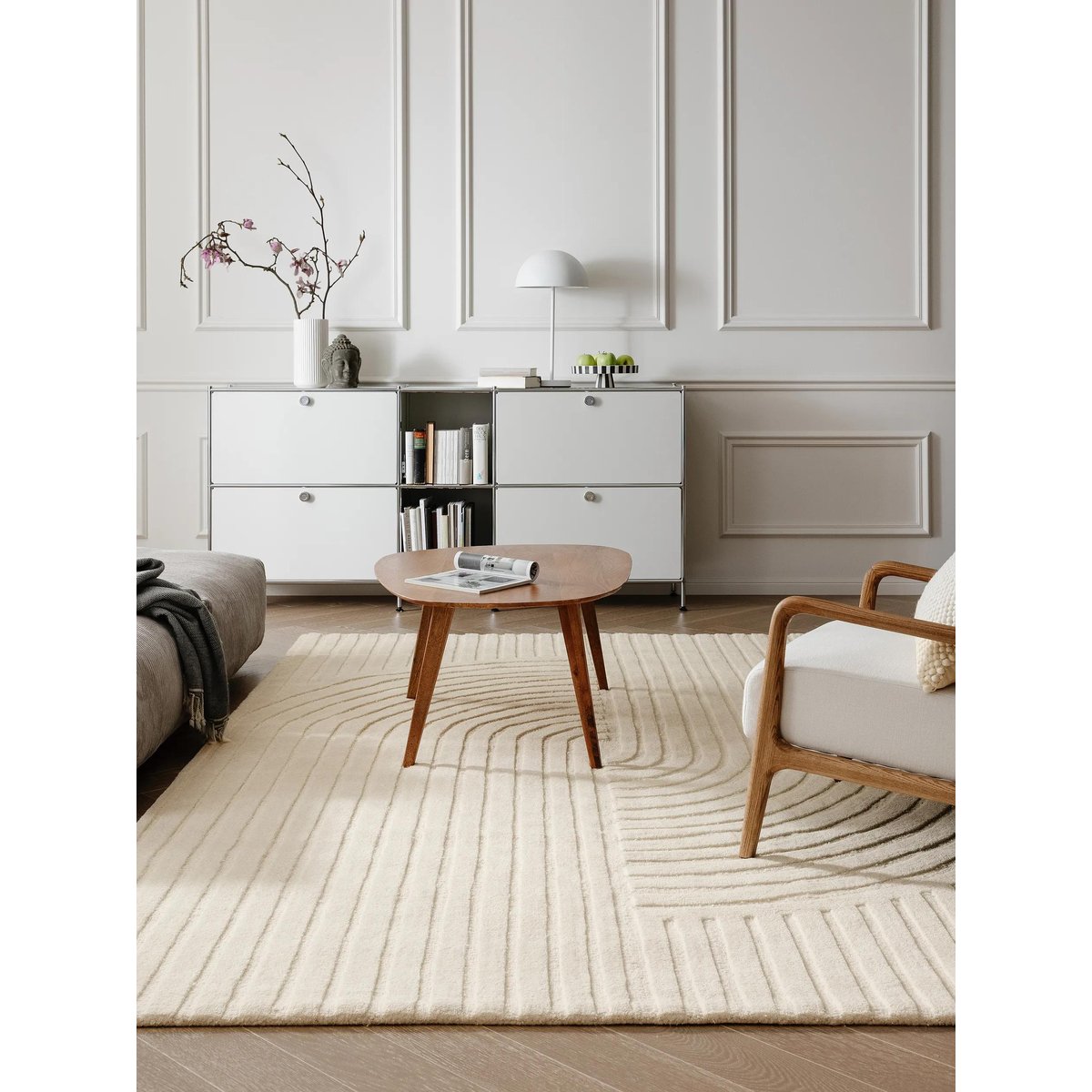 Tapis de laine tufté main YANIS ivory, BENUTA