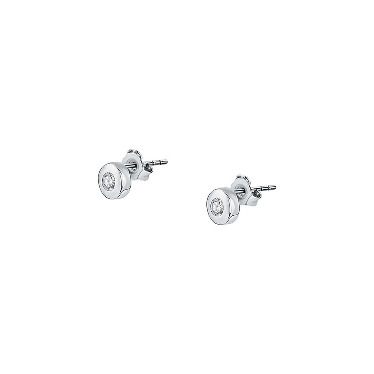 Boucles d'oreilles en Argent/oxyde de zirconium De Zirconium et Oxyde de zirconium argent, CLEOR