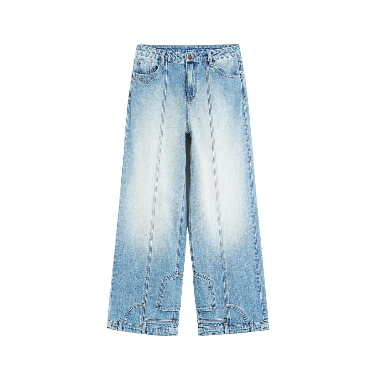 Jean à jambe large bleu clair, DESIGUAL