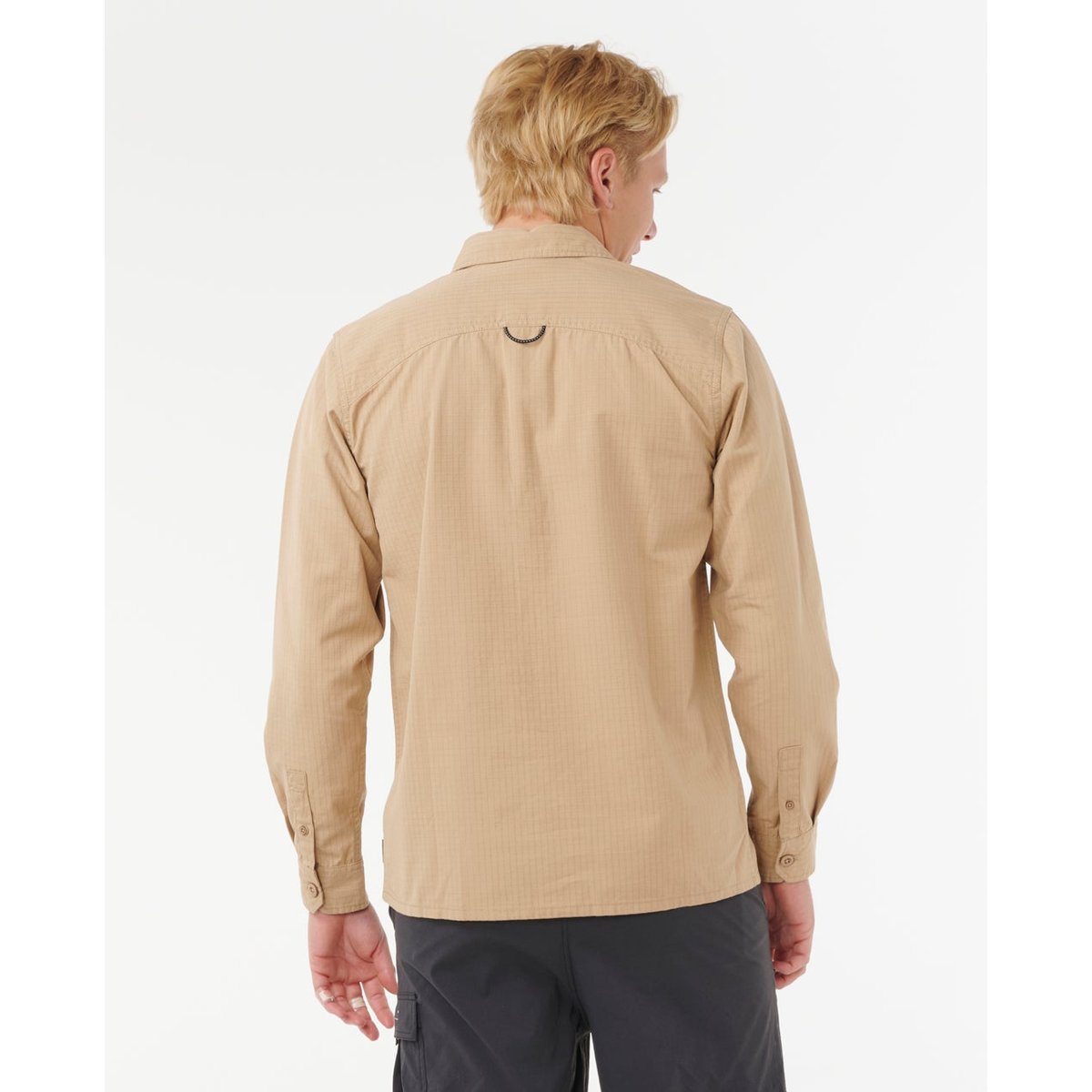 Chemise à manches longues The SEARCH Destroy khaki sand, RIP CURL