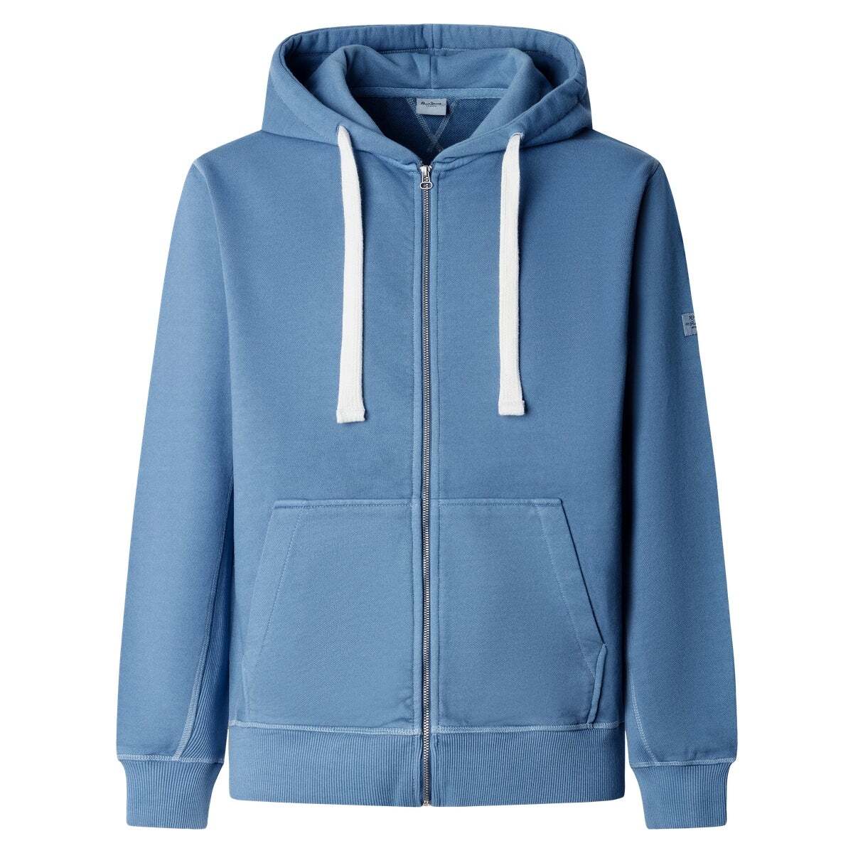 Sweat-Shirt À Capuche Et Fermeture Éclair Coupe Regular bleu mer, PEPE JEANS
