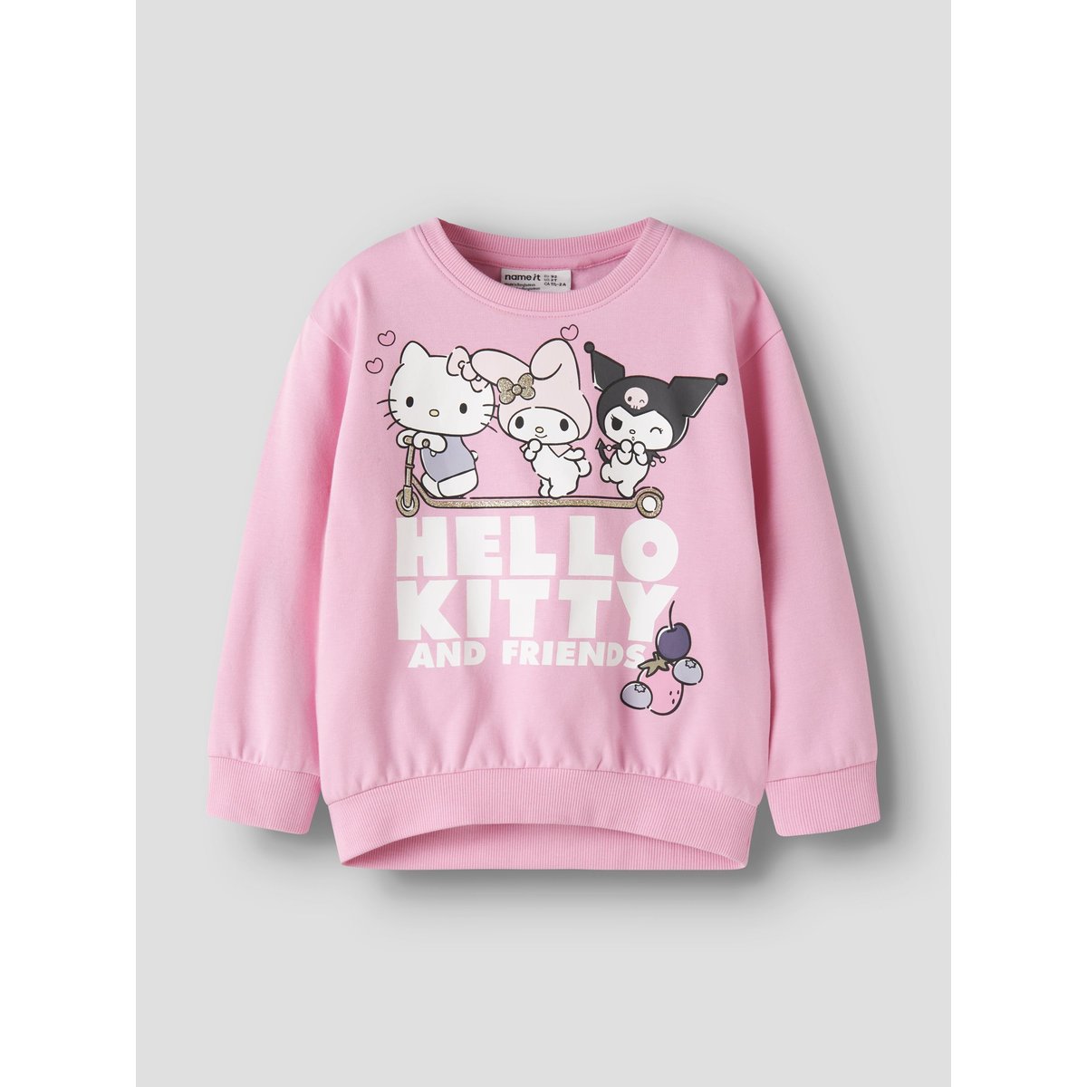 Sweat-Shirt violet - begonia pink1, NAME IT