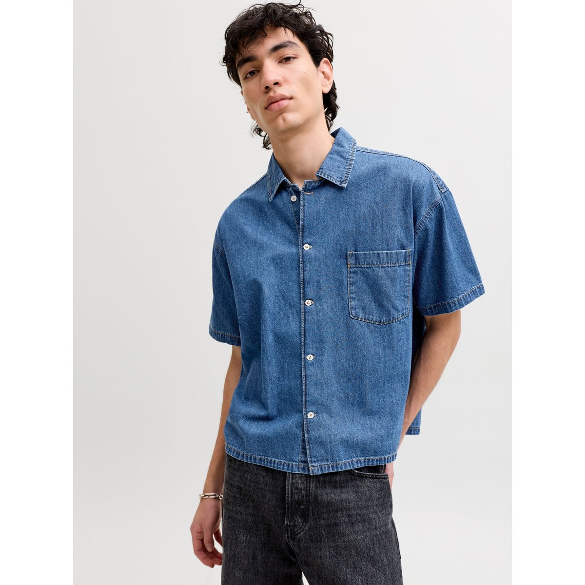 Chemise En Denim blue denim 1, JACK & JONES
