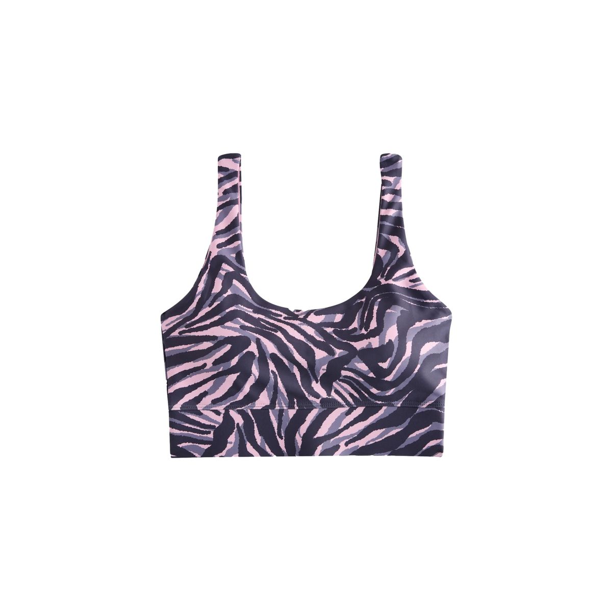 Soutien-gorge sport à décolleté dos imprimé zèbre rose, NEXT
