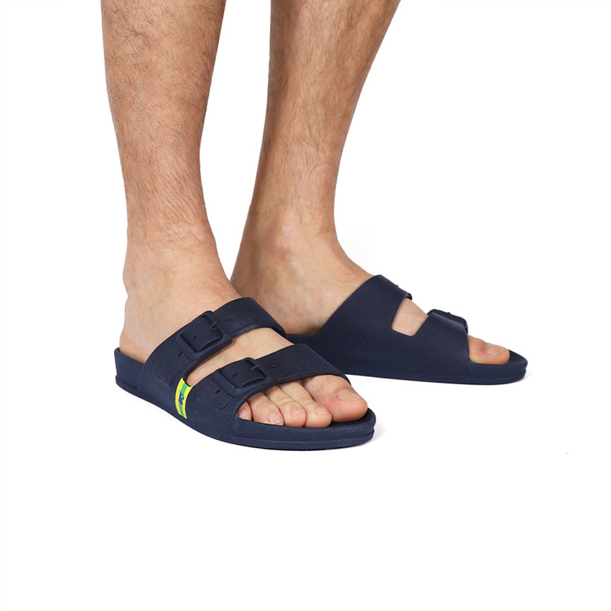 Sandales plates Adulte BANGO bleu marine, CACATOES