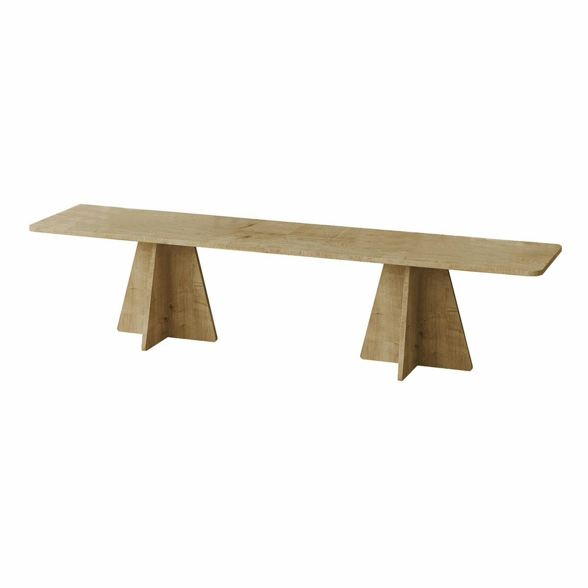 Meuble TV design pieds croisés MARFA chêne, PIER IMPORT
