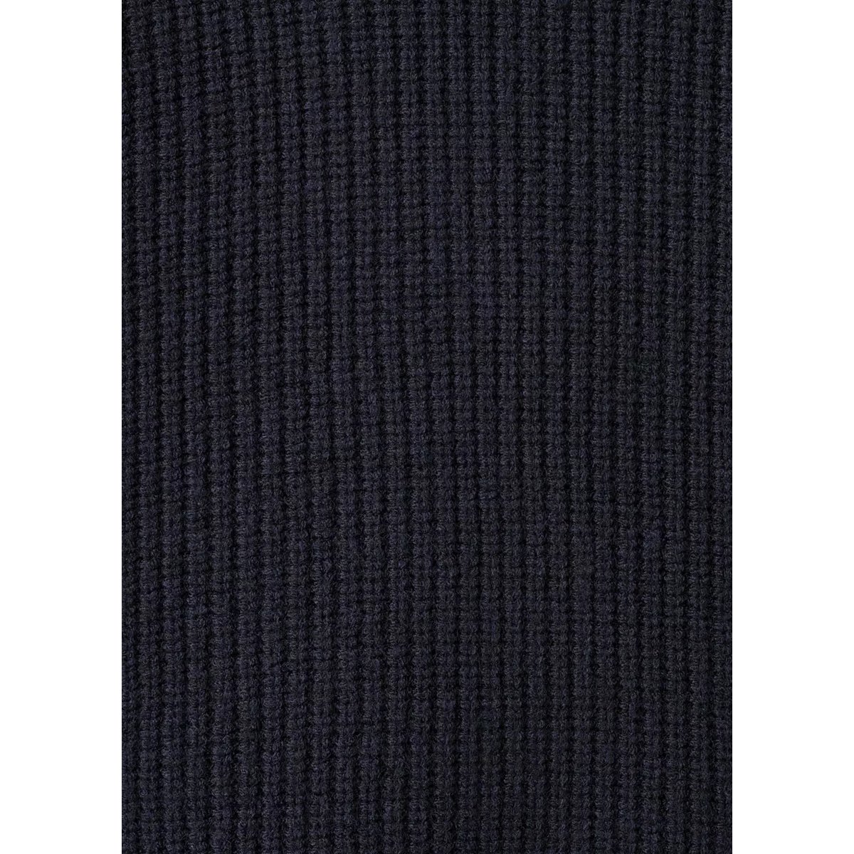 Pull col cheminée à boutons bleu marine foncé, MANGO