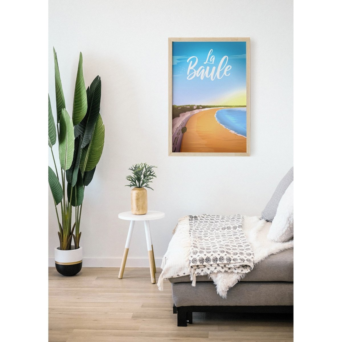 Affiche ville La Baule blanc, L'AFFICHERIE