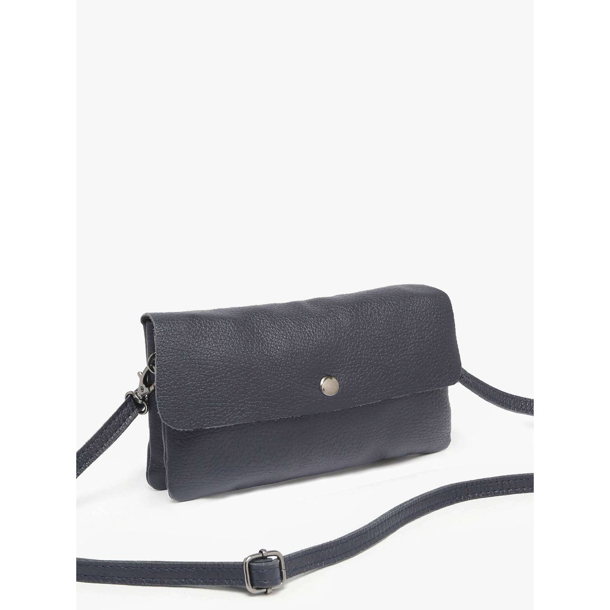 Sac bandoulière Caviar cuir blu, MILANO