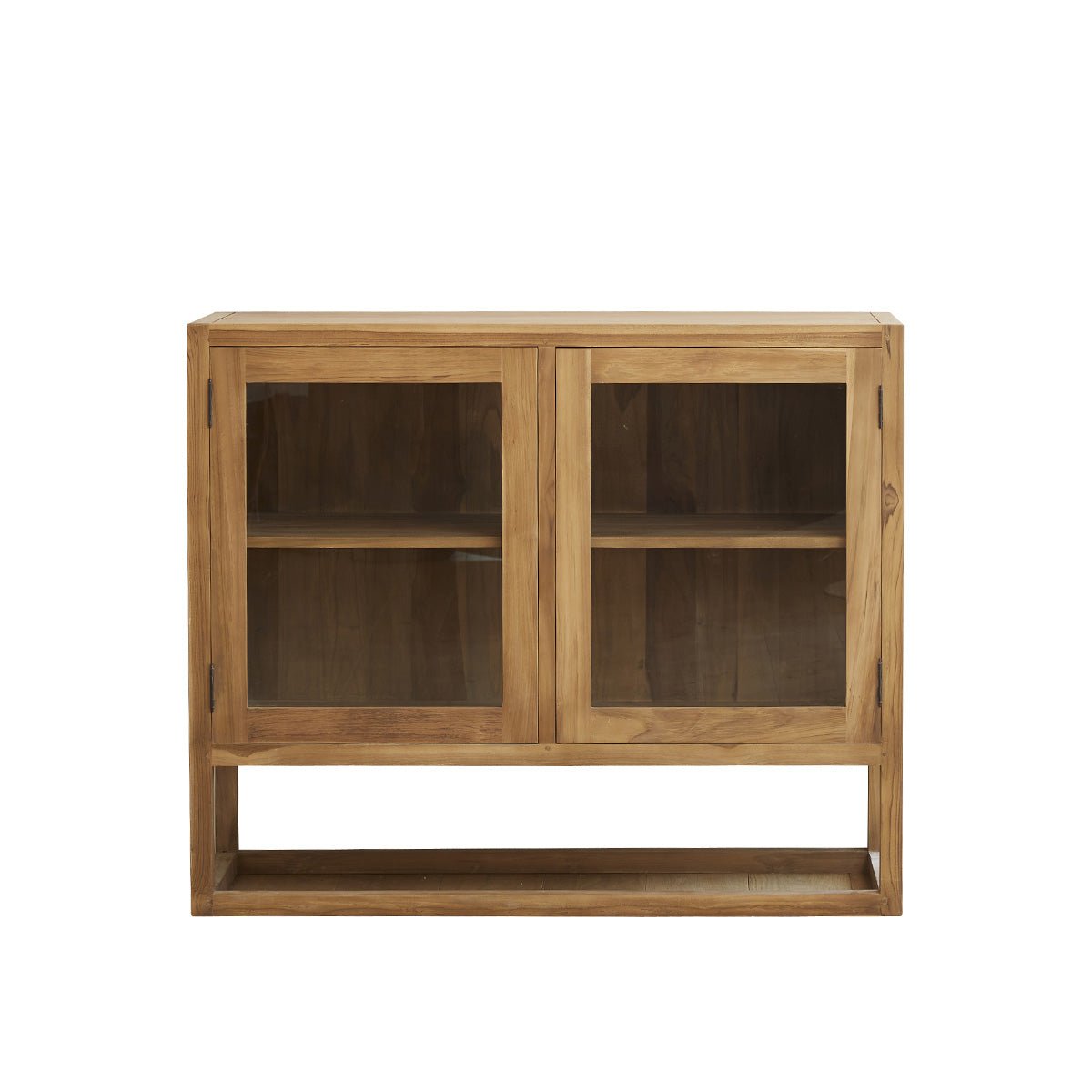 Buffet en teck massif 120 cm 2 portes BOSTON naturel, BERAH GETAH