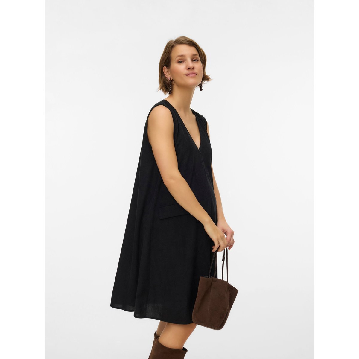 Robe noire - black, MAMA LICIOUS