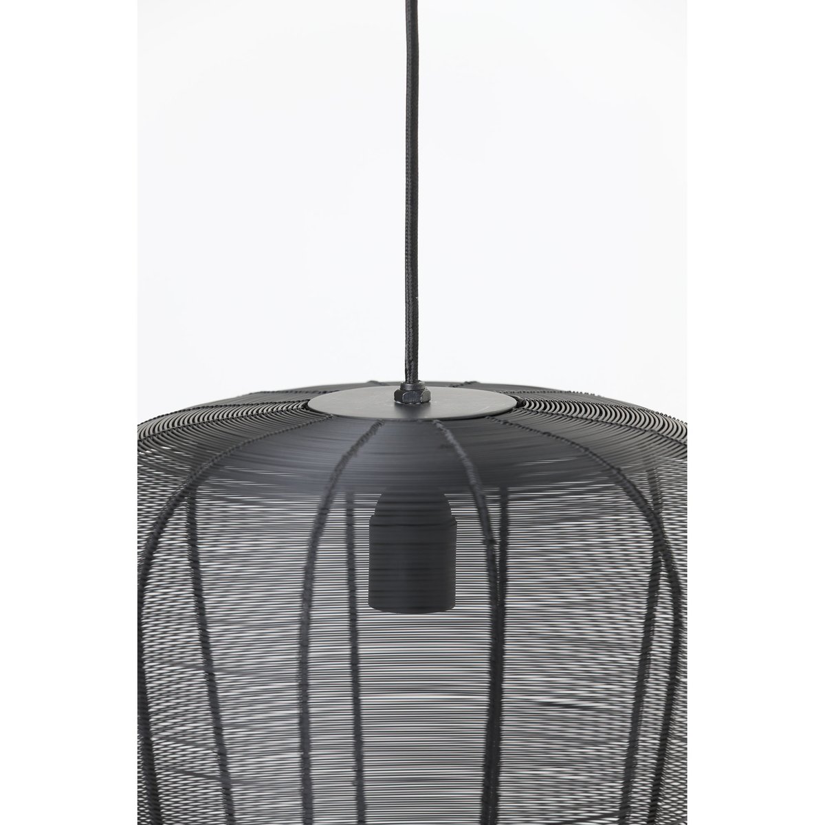 Suspension Métal ADETA noir, LIGHT & LIVING