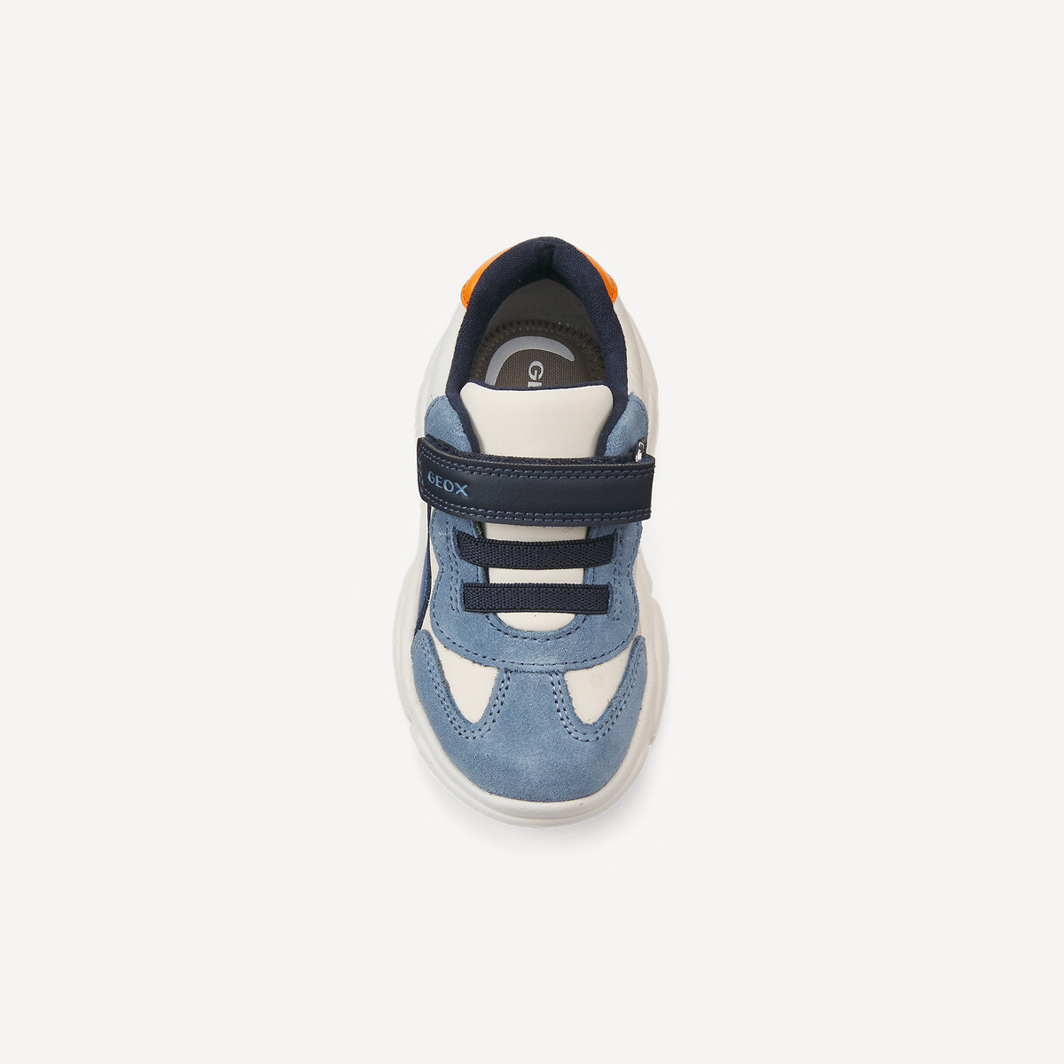 Kids Ciufciuf Elastic Laces Trainers white/navy blue, GEOX