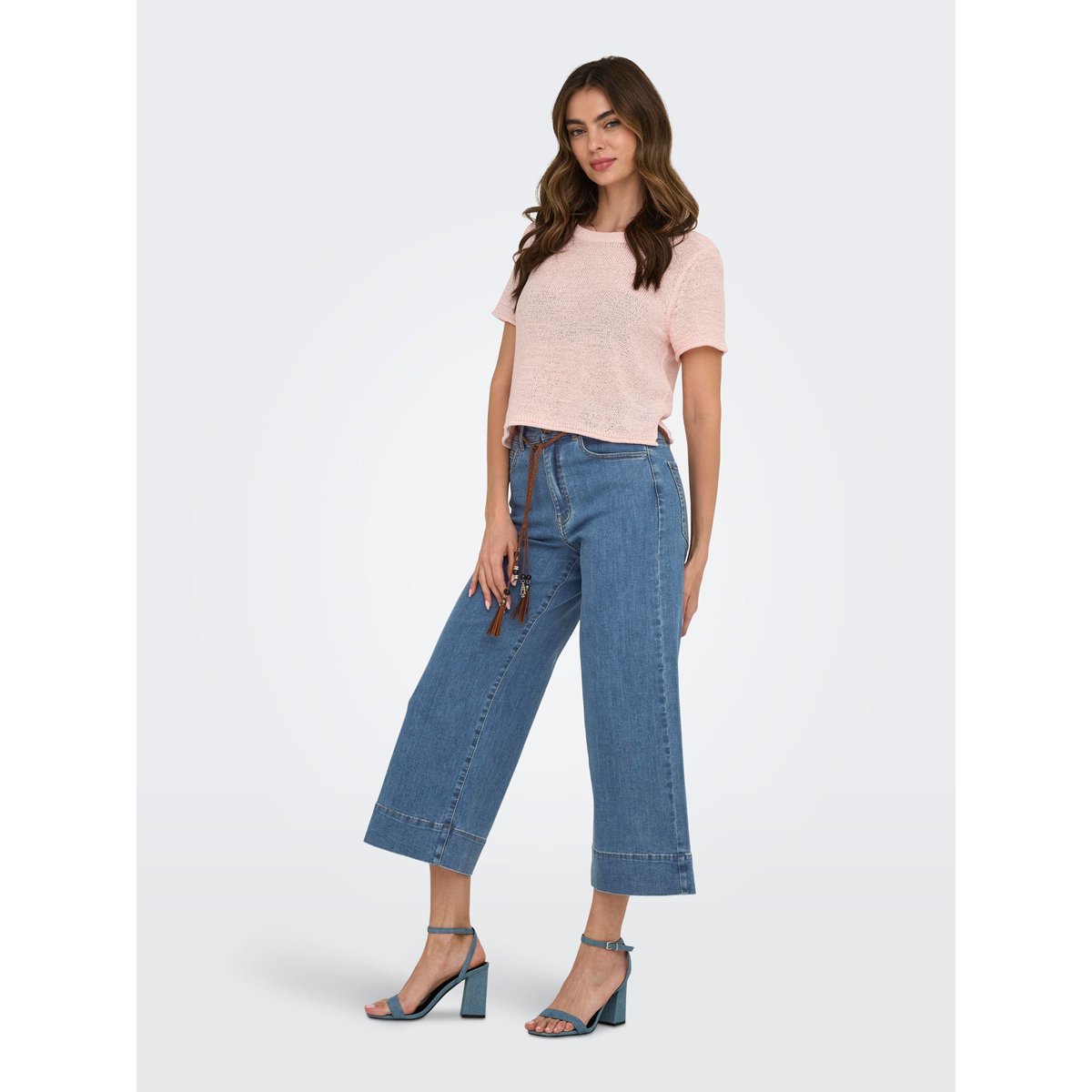 Jean À Jambe Large medium blue denim, ONLY