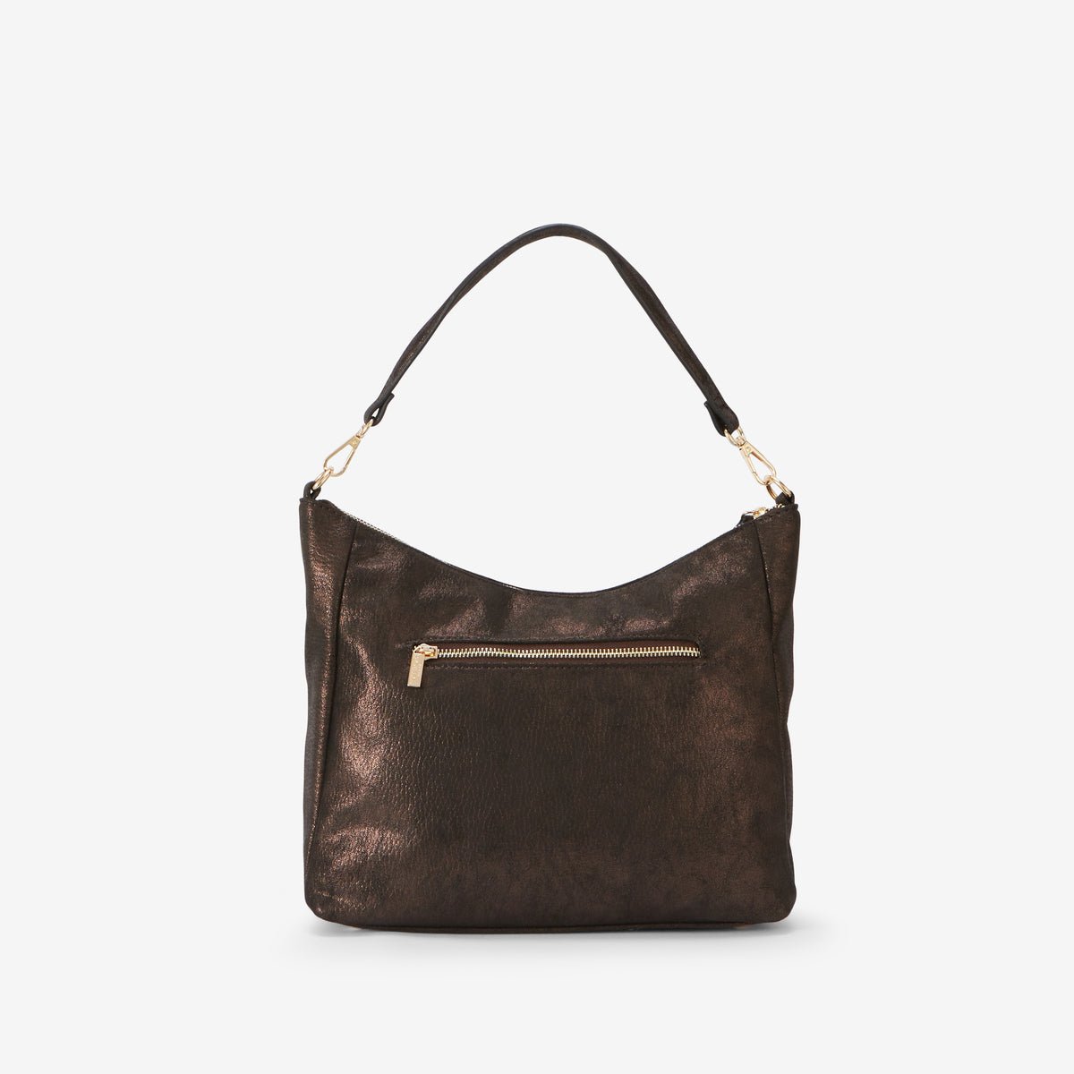 Sac hobo  Roselyne doré,marron, LOLLIPOPS
