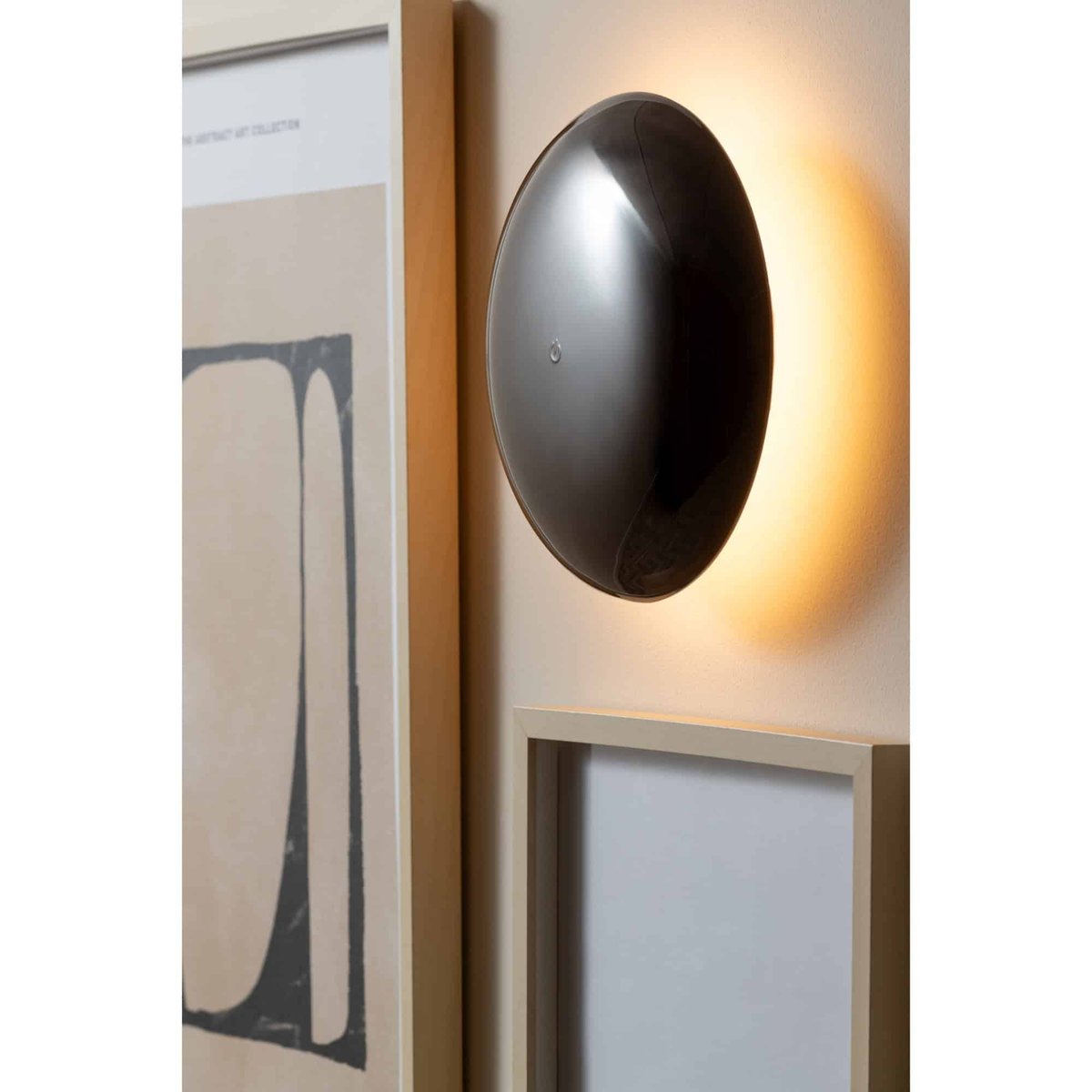 Lampe De Table Mélamine PHOEBE brun foncé, LEITMOTIV