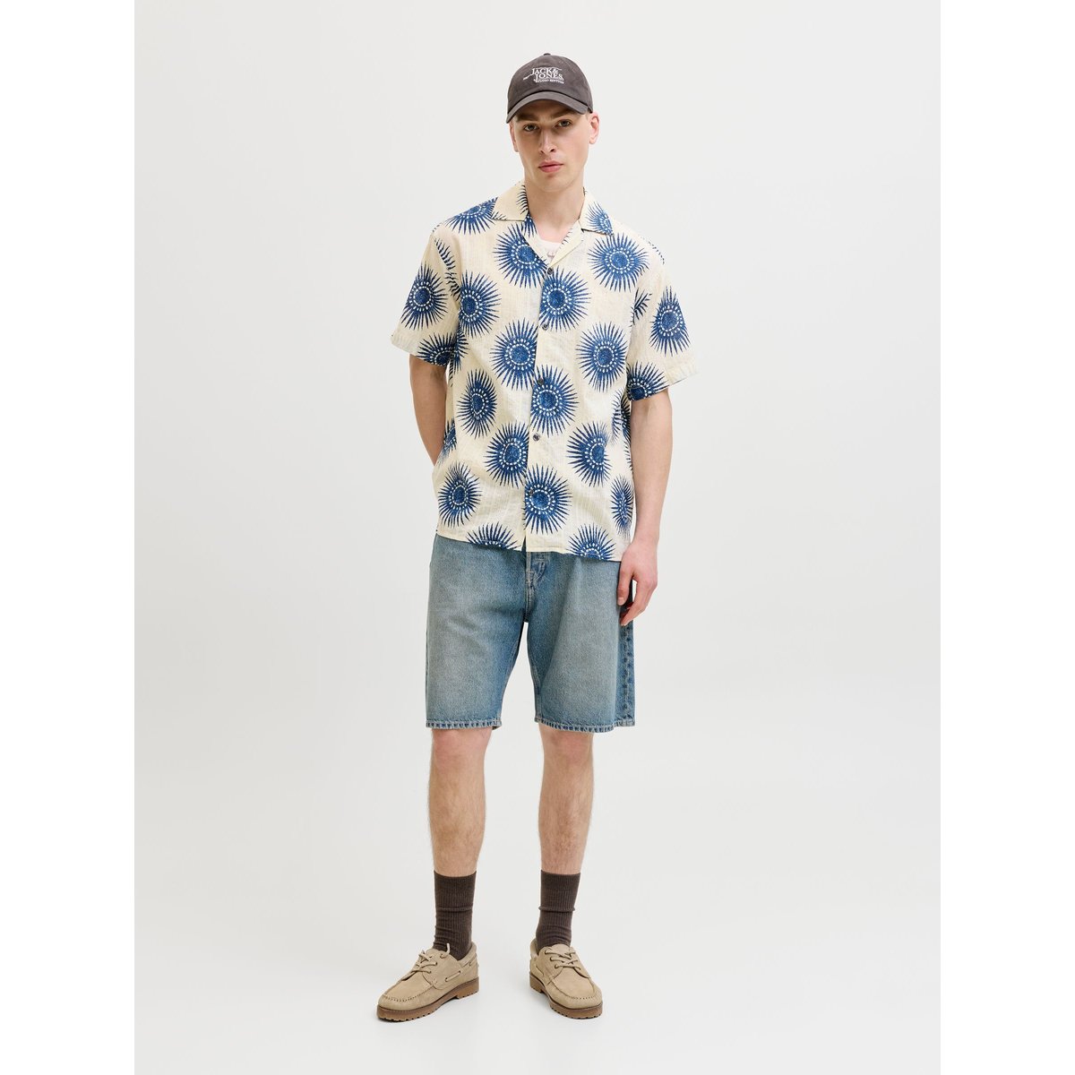 Chemise De Vacances grise - sea pearl, JACK & JONES