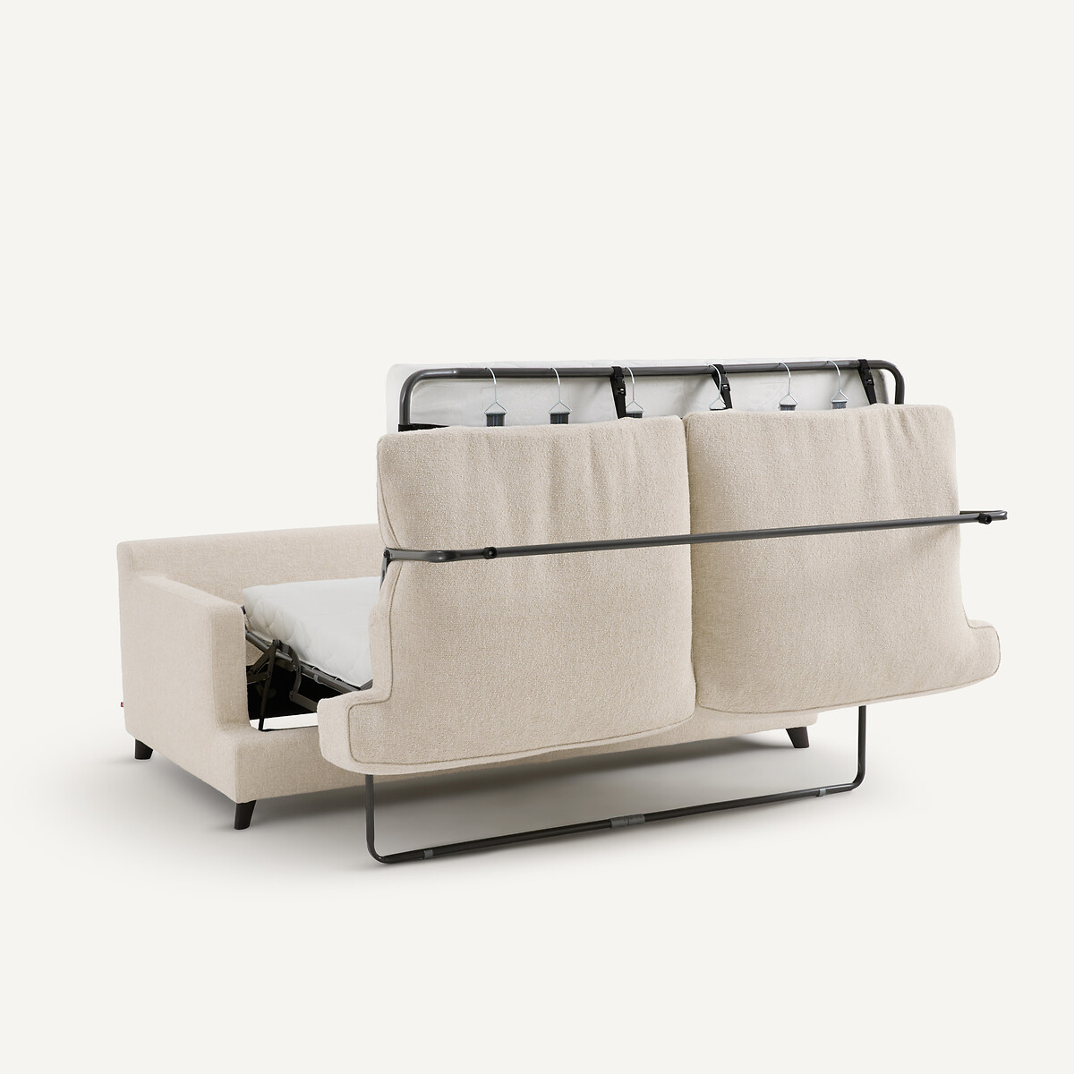 3-Sitzer-Sofa, umbaubar, Bouclé, ALWINE kreide, AM.PM