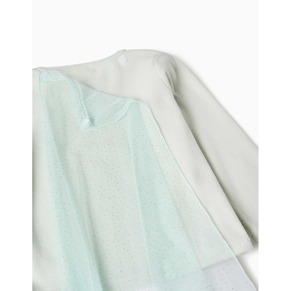Pyjama en polaire avec Elsa et cape vert, ZIPPY