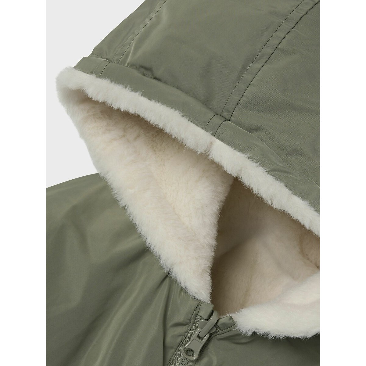 Abrigo reversible caqui/crudo, NAME IT