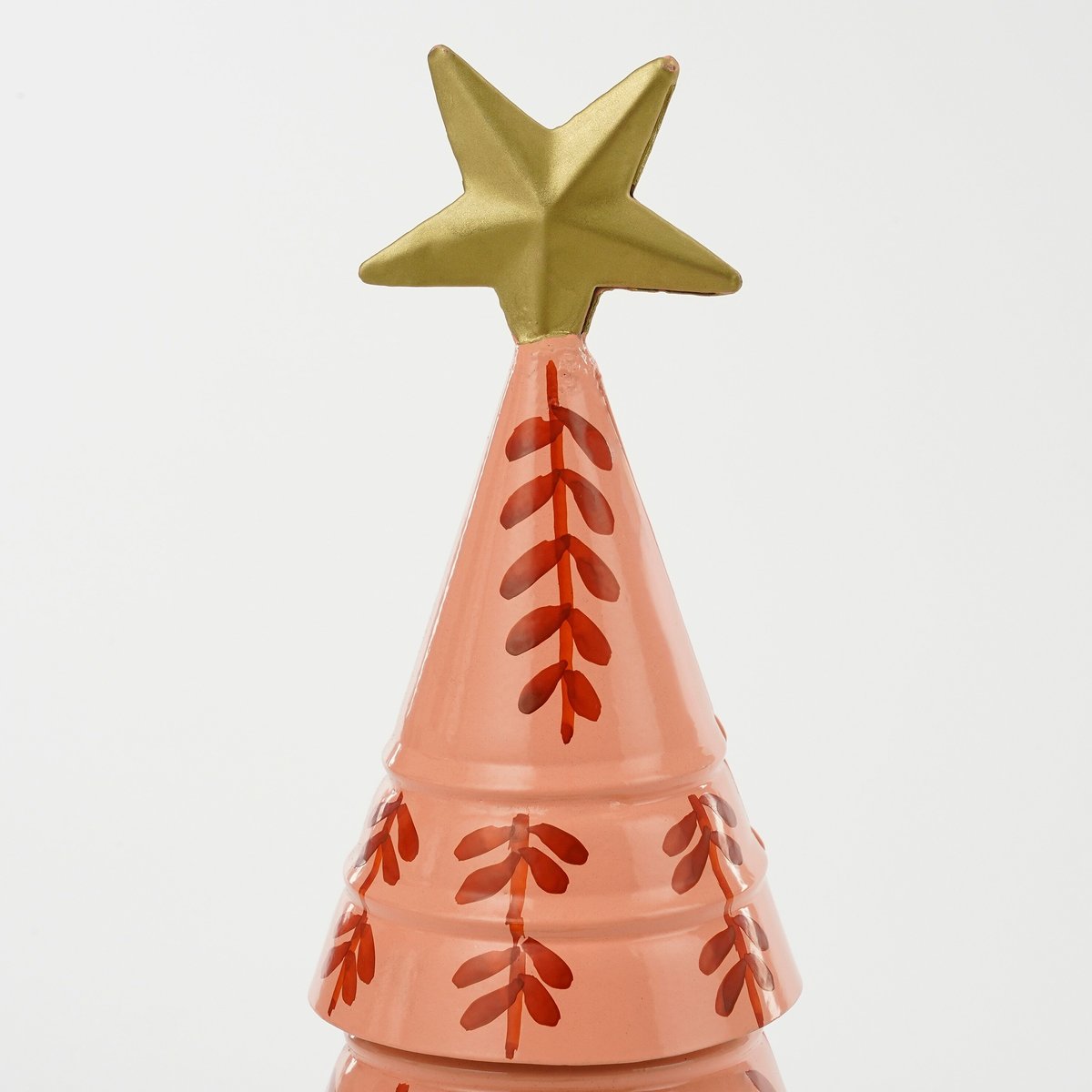 Sapin de Noël décoratif H40 cm WINGLEY rose, MICA DECORATIONS