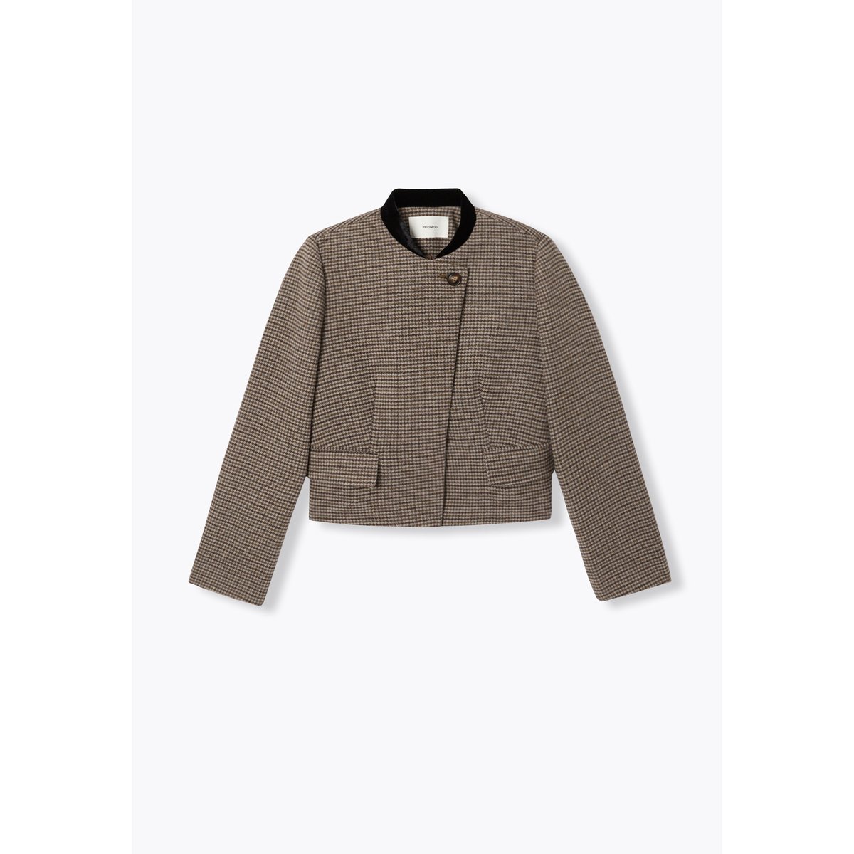 Veste courte croisée imprimé multicolore, PROMOD