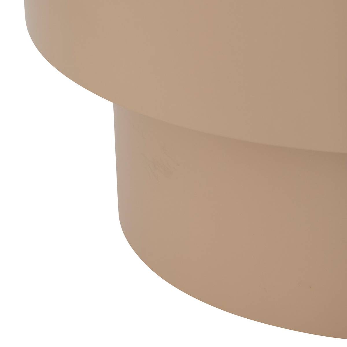 Table d’appoint avec coffre plateau amovible verre trempé KARUN moccha, ATMOSPHERA