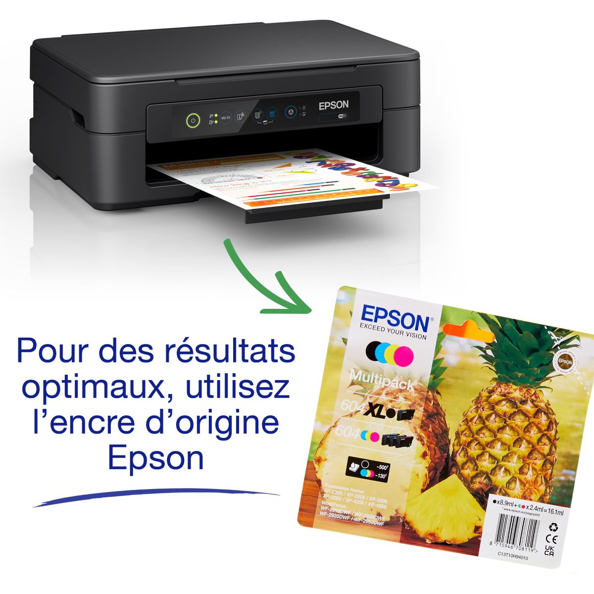 Imprimante jet d'encre XP-2205 couleur unique, EPSON