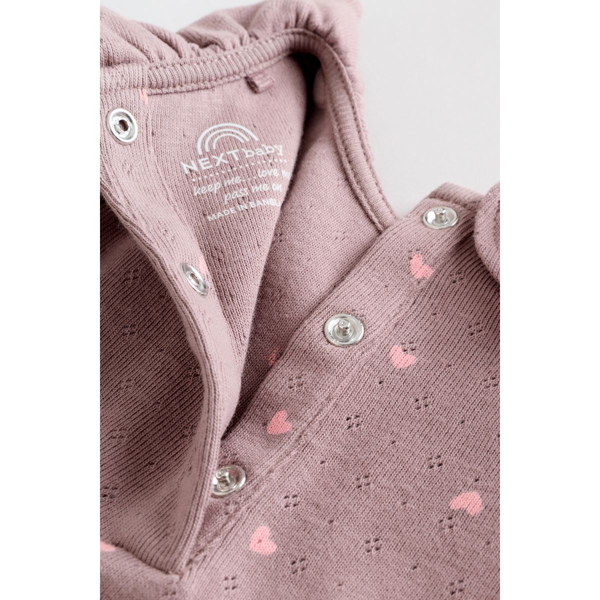 Bodies à volants bébé, lot de 4 rose/crème/marron ditsy, NEXT