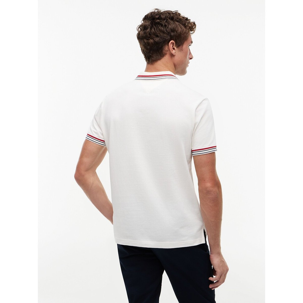 Polo manches courtes ecru, TOMMY HILFIGER