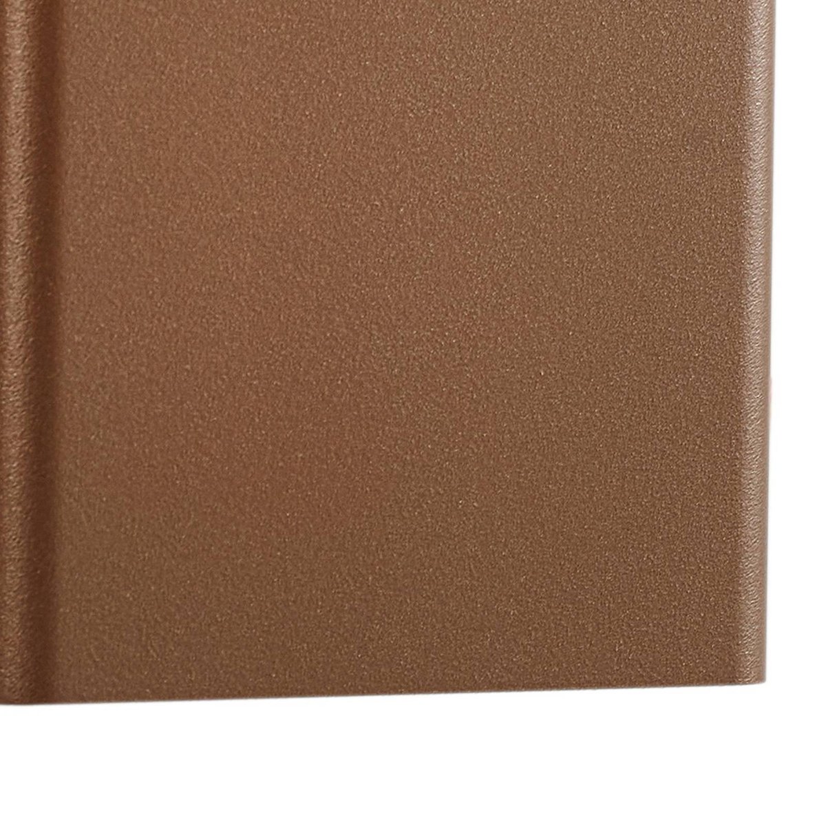 Applique extérieure en aluminium moderneLED marron, LUCANDE