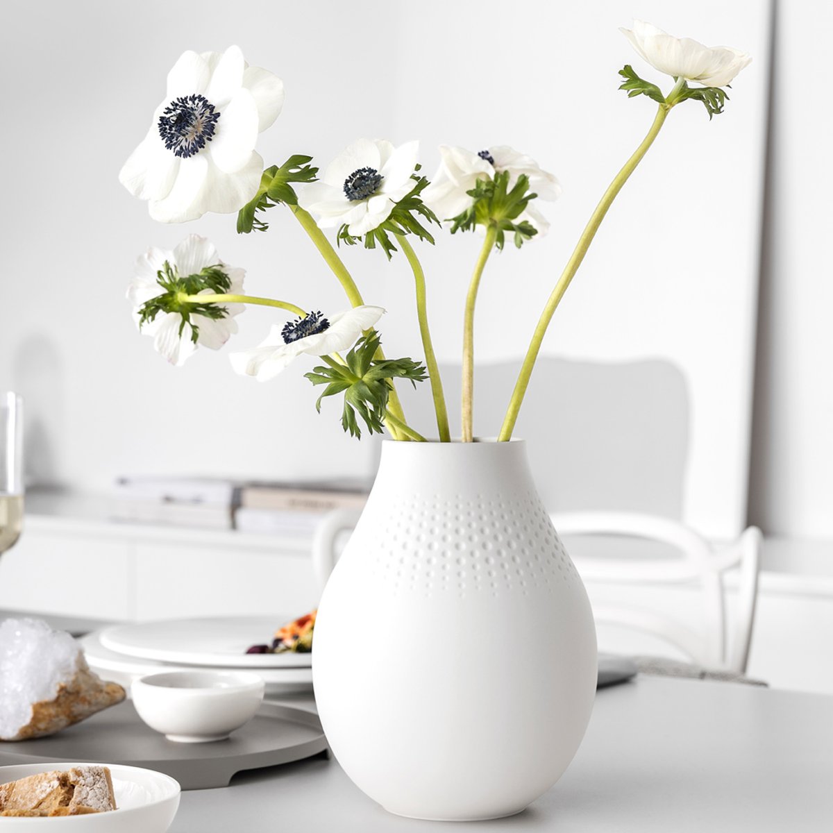 Vase Perle Haut MANUFACTURE blanc, VILLEROY & BOCH