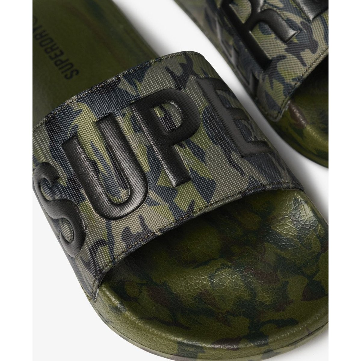 Claquettes de Piscine Core Camo camouflage nathan, SUPERDRY