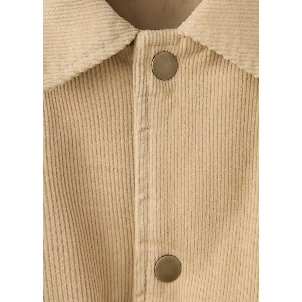 Veste velours côtelé coton marron moyen, MANGO BABY