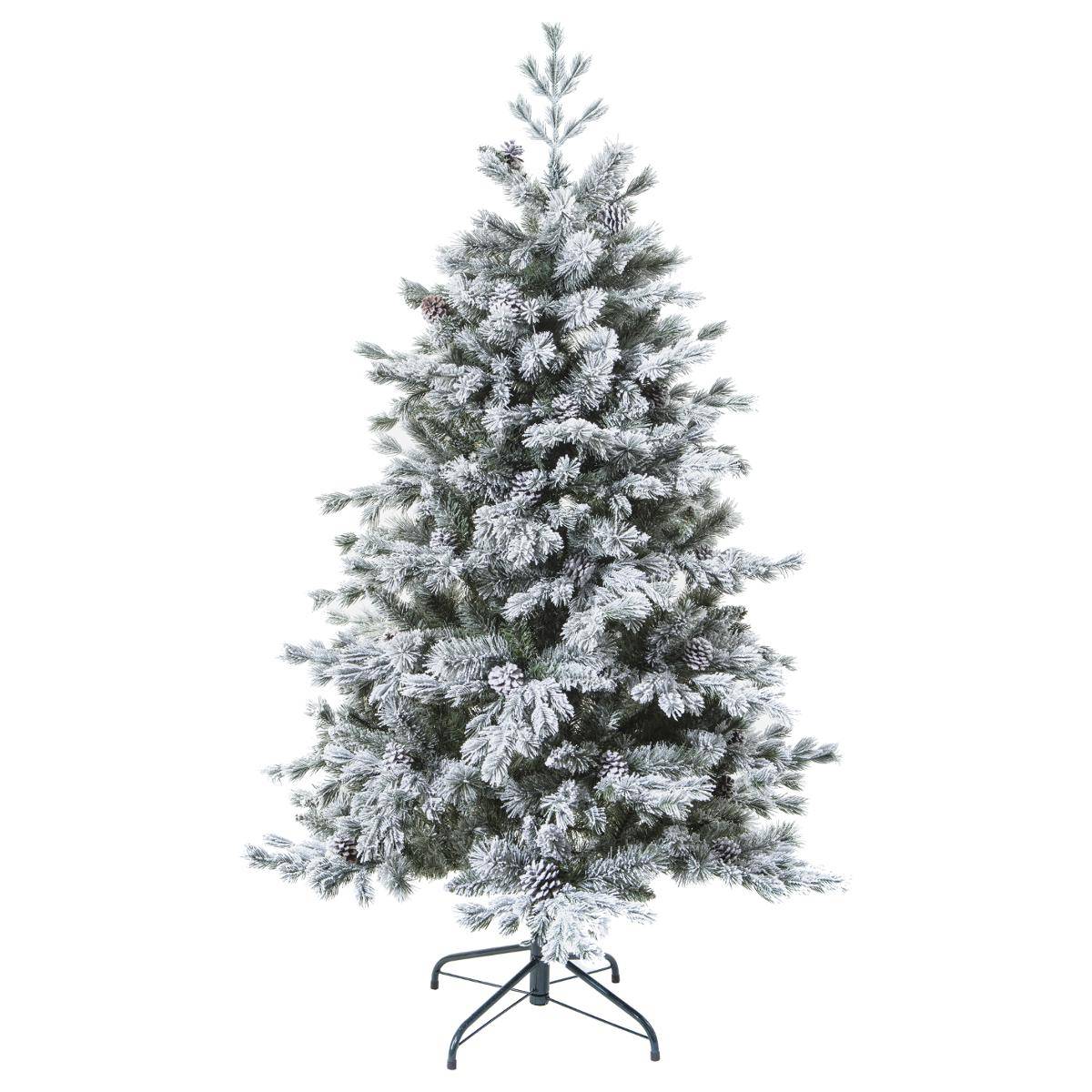 Sapin de Noël artificiel H180 cm YUKON blanc, FEERIC LIGHTS & CHRISTMAS