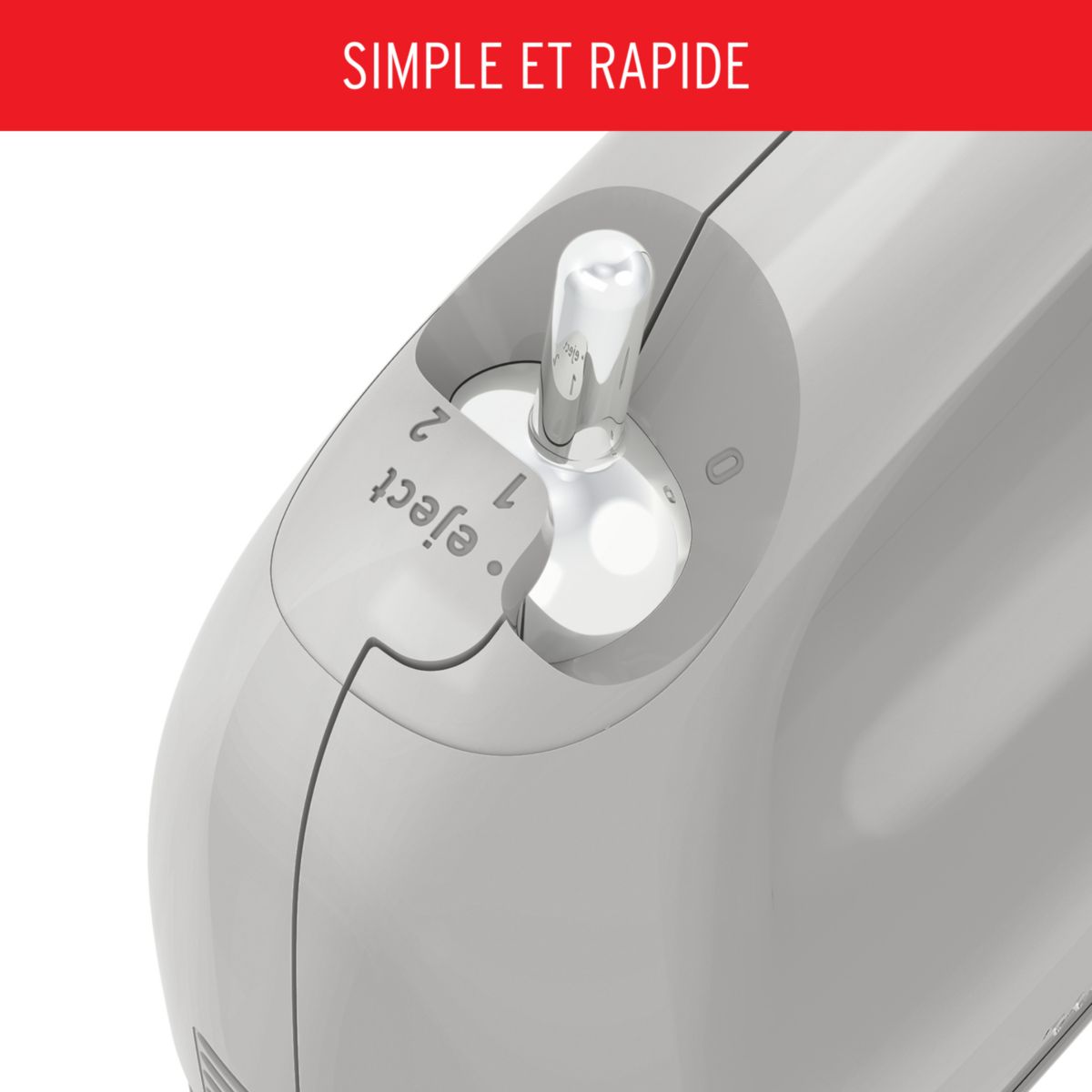 Batteur soleil pepper HM211E10 gris, MOULINEX