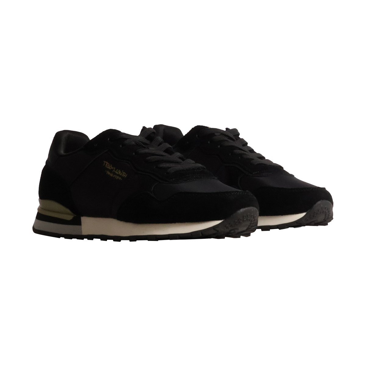 Basket Cuir Teddy Smith noir, TEDDY SMITH