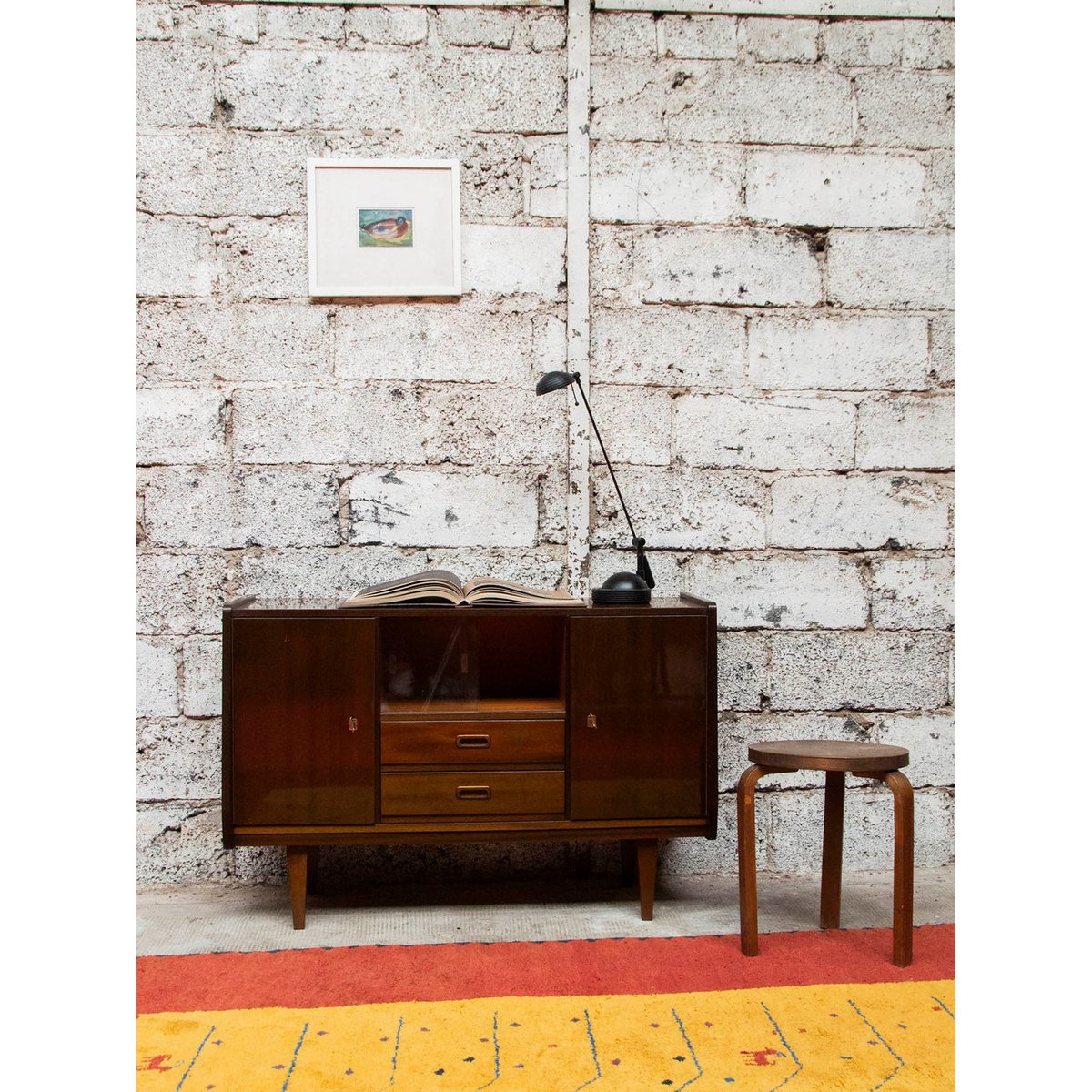 Tabouret Aalto Axel N°507 - Bon état bois, DEBONGOUT