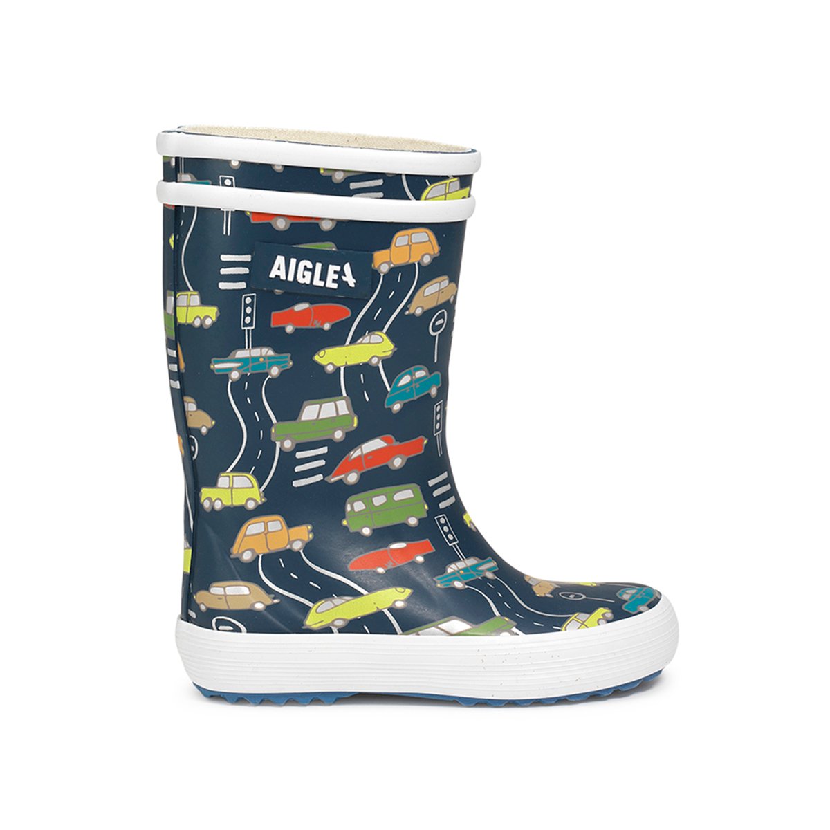 Bottes de pluie LOLLY POP PLAY UNISEX bleu marine, AIGLE
