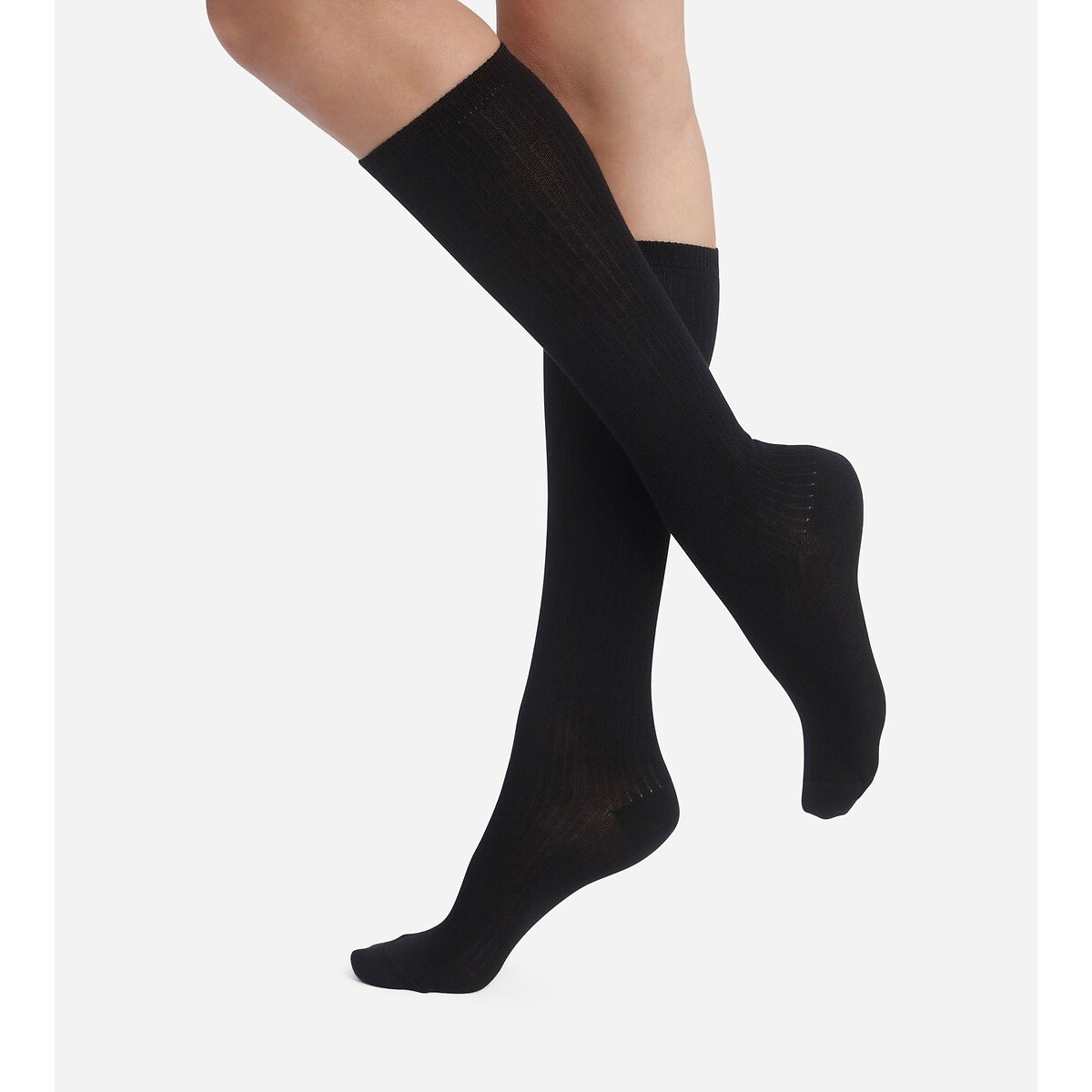 Hohe Socken MODAL STYLE schwarz, DIM
