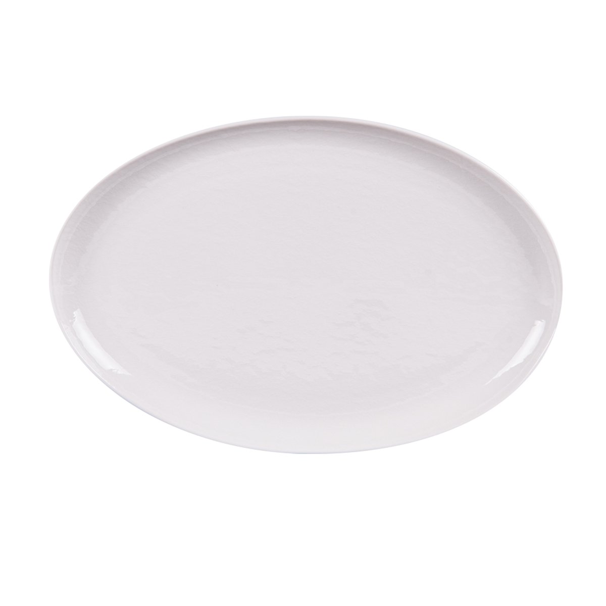 Plat ovale Ecume 25x17 cm blanc, TABLE PASSION