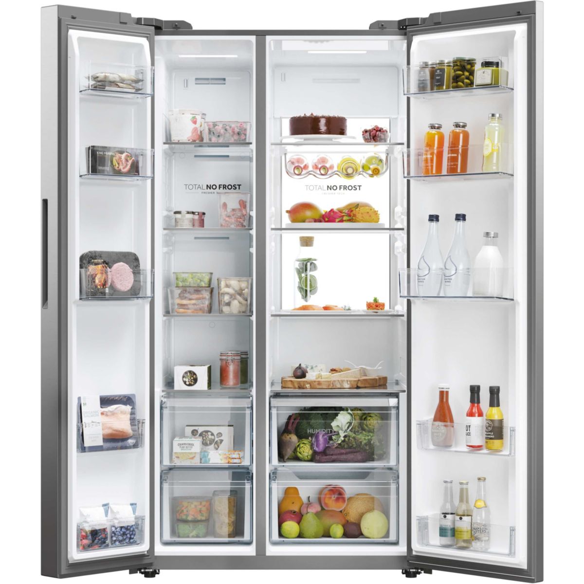Réfrigérateur Américain HSW79F18ANMM couleur unique, HAIER