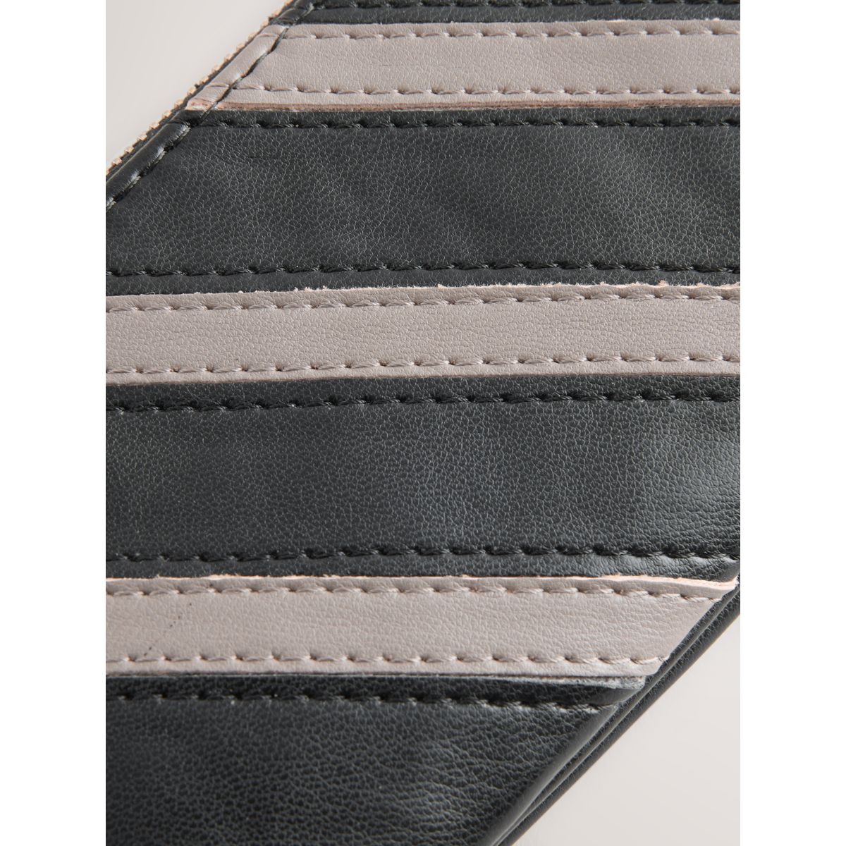 Porte-monnaie zippé noir/gris, NEXT