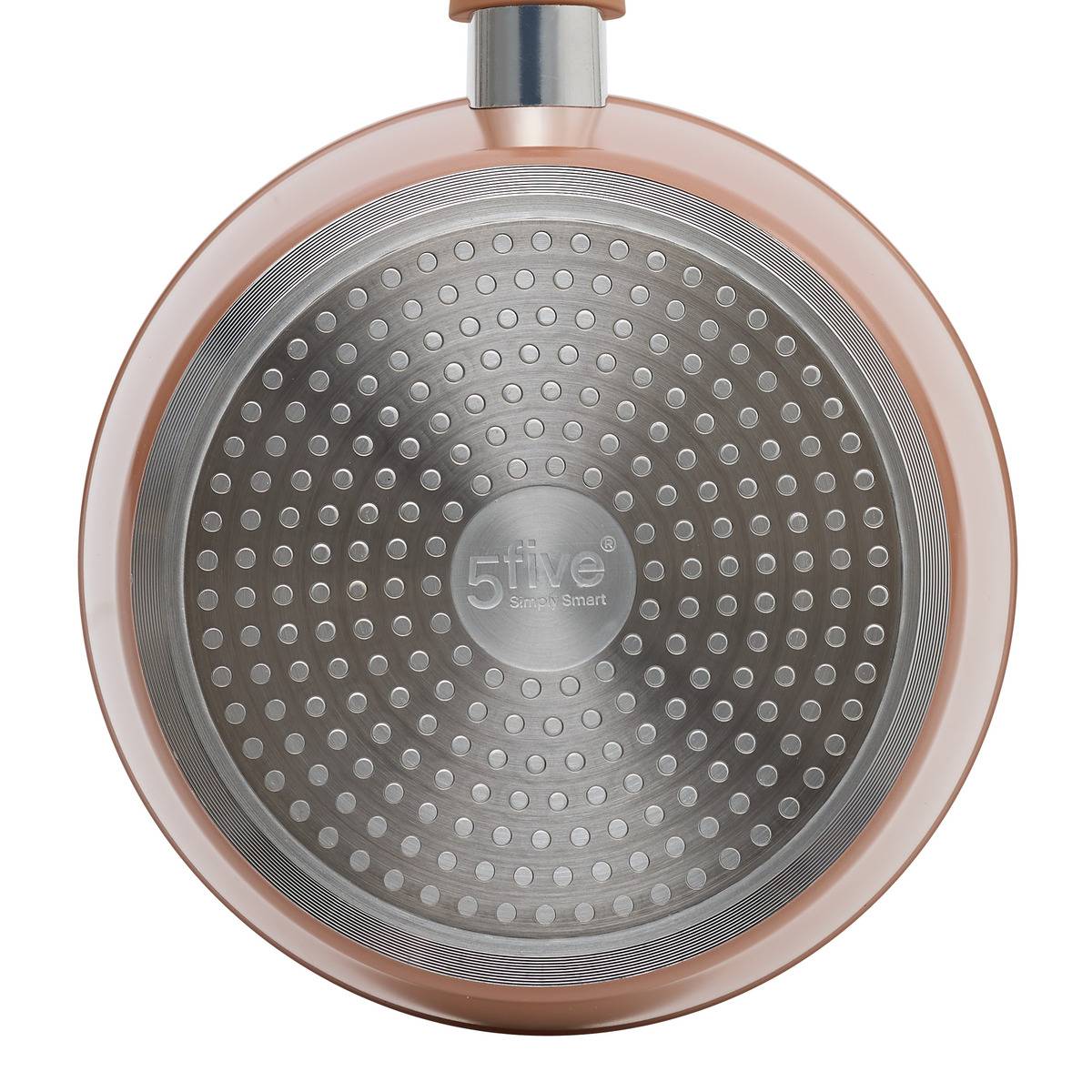 Casserole ronde en aluminium recyclé TOSCANE terracotta, 5FIVE SIMPLY SMART